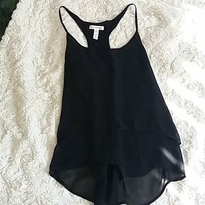 Black tank top